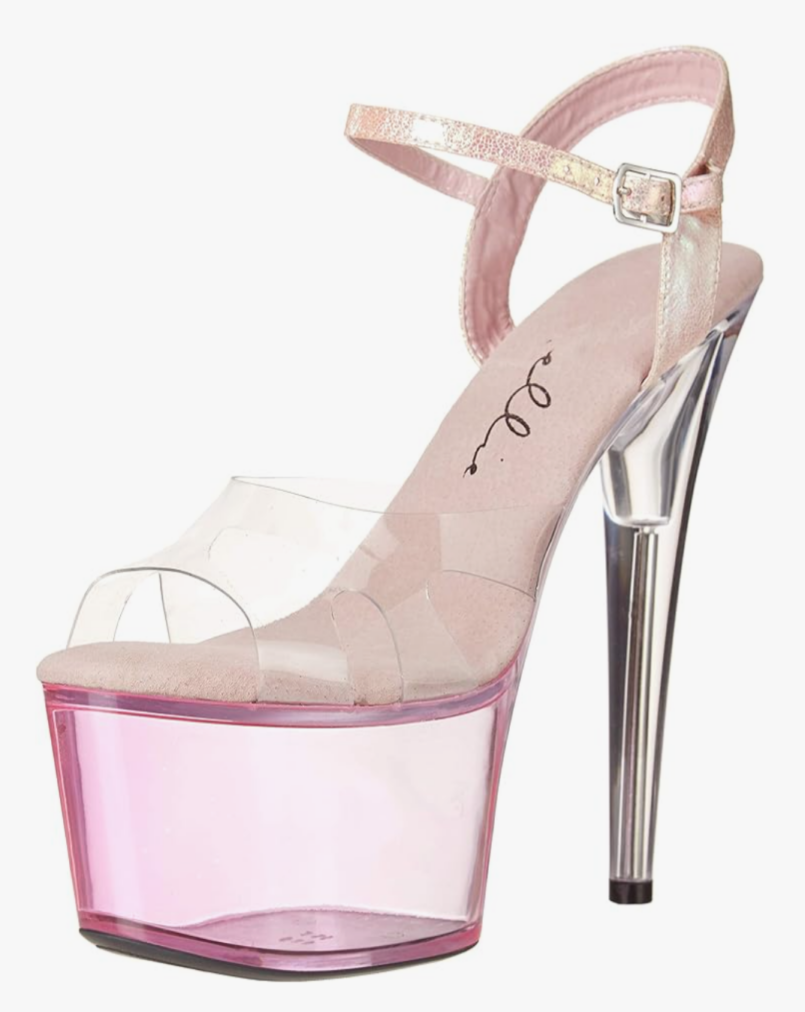 Elemenno clear heels